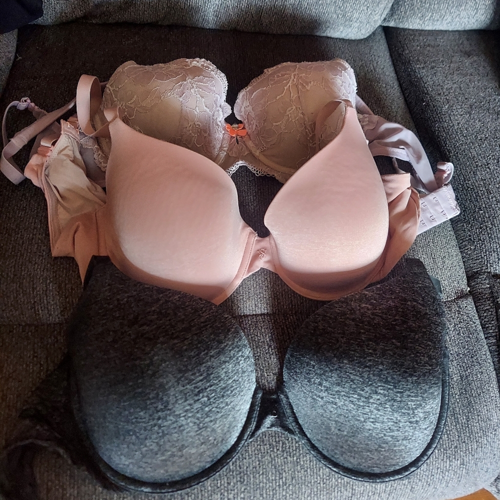 3 Victoria's Secret size 38D bras